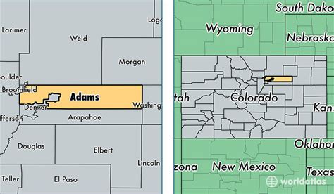 Adams county co - Adams County, named after former Colorado Governor Alva Adams, encompasses 1,184 square miles in northeast Colorado. A long, irregular rectangle, the county stretches across …